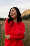 EVERY BE ROUND NECK SWEATER (COCKTAIL)