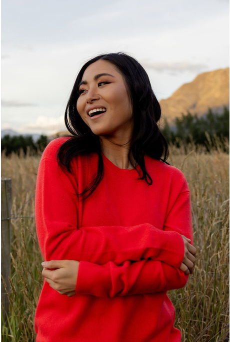 EVERY BE ROUND NECK SWEATER (COCKTAIL)
