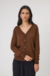 ALTO MERINO CARDIGAN (WALNUT)