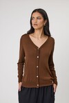 ALTO MERINO CARDIGAN (WALNUT)