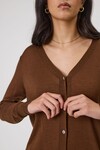 ALTO MERINO CARDIGAN (WALNUT)
