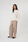 COPENHAGEN CABLE KNIT CREW (ECRU)