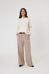 COPENHAGEN CABLE KNIT CREW (ECRU)