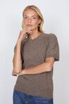 LUXE CASHMERE TEE (HAZELNUT)