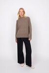 CASHMERE FUNNEL NECK (HAZELNUT)