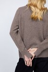 CASHMERE FUNNEL NECK (HAZELNUT)