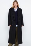 MINA BELTED COAT (BLACK) 