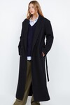 MINA BELTED COAT (BLACK) 