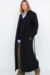 MINA BELTED COAT (BLACK) 