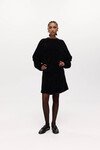 CELIA KNIT MINI DRESS (BLACK SPARKLE)