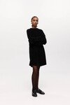 CELIA KNIT MINI DRESS (BLACK SPARKLE)