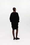 CELIA KNIT MINI DRESS (BLACK SPARKLE)