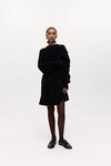 CELIA KNIT MINI DRESS (BLACK SPARKLE)