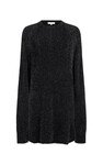 CELIA KNIT MINI DRESS (BLACK SPARKLE)