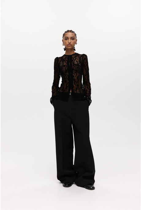 HELENA TOP (BLACK LACE)