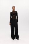 DARVOS TOP (BLACK MESH VELVET)
