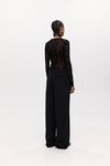 DARVOS TOP (BLACK MESH VELVET)