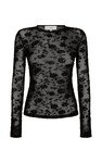 DARVOS TOP (BLACK MESH VELVET)