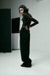 DARVOS TOP (BLACK MESH VELVET)