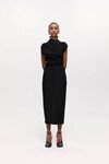 CHAIMBERLAIN DRESS (BLACK SILK)