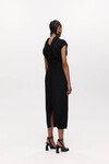 CHAIMBERLAIN DRESS (BLACK SILK)