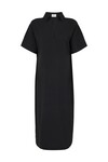 LONG POLO DRESS (BLACK)