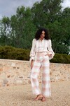 LUCINDA BLOUSE (PEOONY/ANTIQUE STRIPE) | PRE ORDER