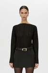 DANIELLE KNIT TOP (BLACK) 