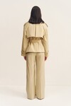 WARREN CROPPED TRENCH COAT (WILLOW)