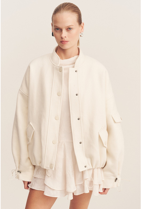 LUDLOW BOMBER JACKET (IVORY)