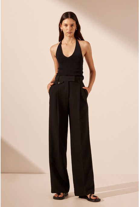 IRENA HIGH WAISTED PANT (BLACK)