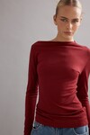 BEAU MERINO KNIT (MAROON)