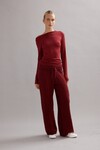 BEAU MERINO KNIT (MAROON)