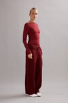 BEAU MERINO KNIT (MAROON)
