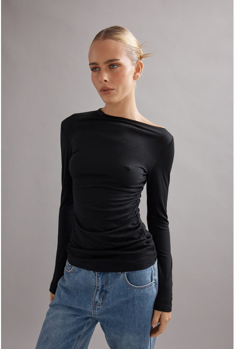 BEAU MERINO KNIT (BLACK)