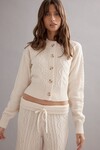 CABLE KNIT CARDIGAN (IVORY)