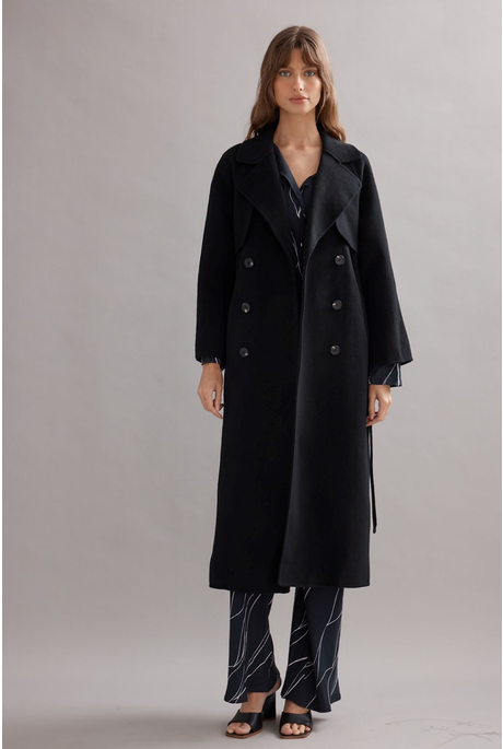 PADDINGTON COAT (BLACK)