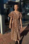 ISABELLA MIDI DRESS (LEOPARD)