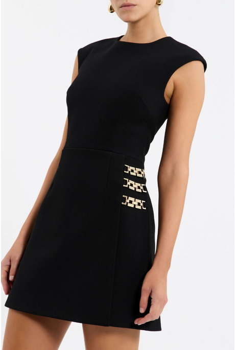 FREYJA MINI DRESS (BLACK)