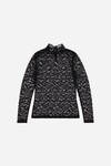 LACE TURTLE NECK (BLACK)