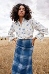 LUCINDA BLOUSE (CERULEAN PEONY)