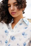 LUCINDA BLOUSE (CERULEAN PEONY)