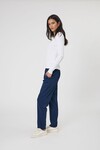 ECHO RIB HENLEY TOP (WHITE)