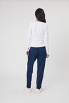 ECHO RIB HENLEY TOP (WHITE)
