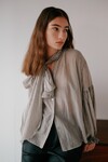 BOW BLOUSE (MAHSA STRIPE)