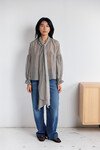 BOW BLOUSE (MAHSA STRIPE)