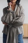 BOW BLOUSE (MAHSA STRIPE)