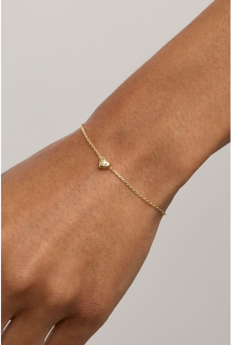 BLOOMING HEARTS BRACELET (18K GOLD VERMEIL)