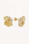 OCEAN WHISPER STATEMENT EARRINGS (18K GOLD PLATED)