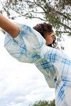 LUCINDA DRESS (CERULEAN PLAID)